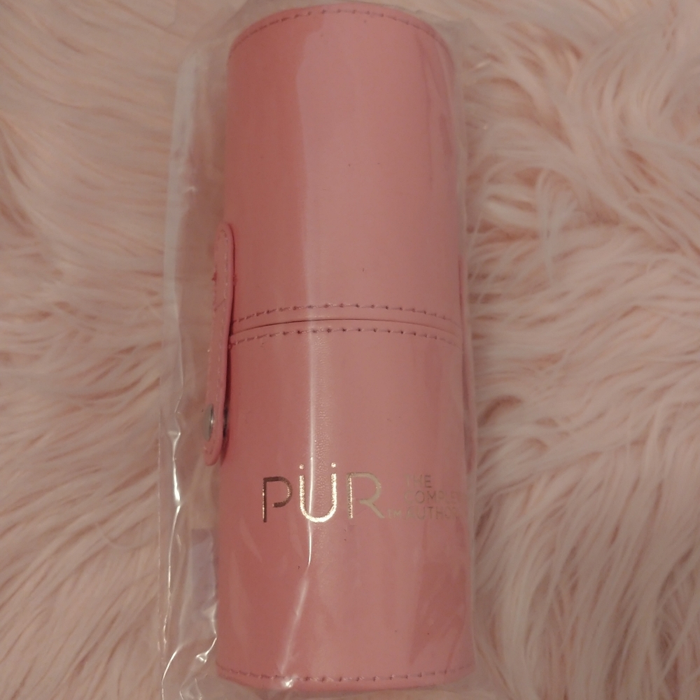 ❤FIRM! NWT PUR COSMETIC 12 PIECE SIGNATURE TRAVEL EYESHADOW BRUSH SET